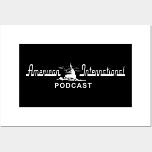 American International Podcast Logo Posters and Art